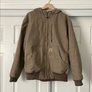 Carhartt Nylon Lined hooded coat